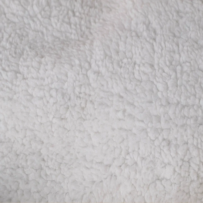 White Fleece Oval Bed | Luxe Dukefords Dog Beds - View 2 | Petsware UK