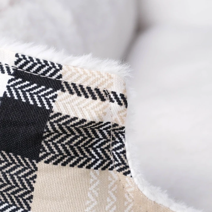 Tartan Dog Bed | Coastal Breeze - Dukefords Dog Beds | Premium UK Pet Supplies